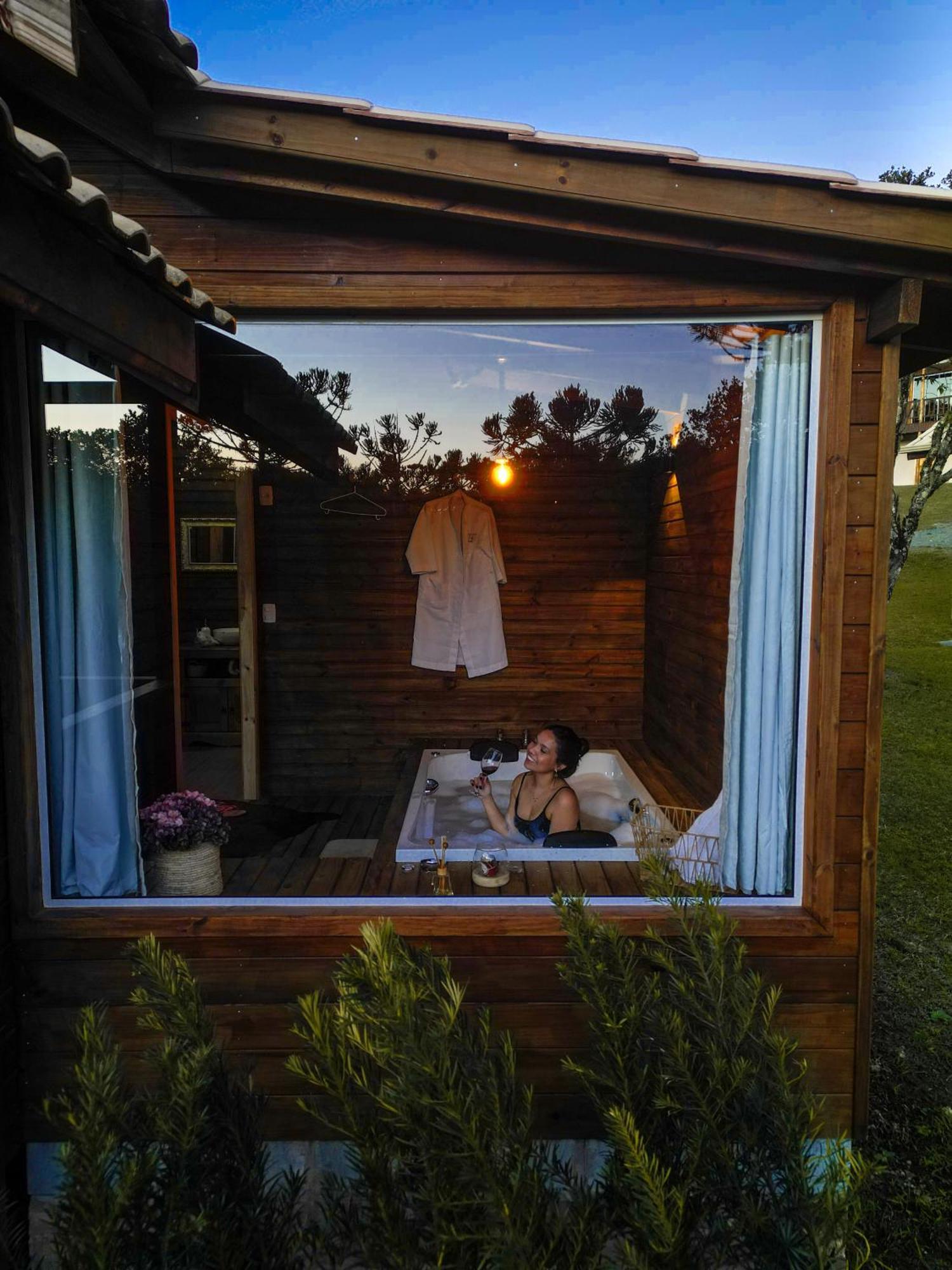 Hospedagem Cabanas Do Lago Urubici Kültér fotó